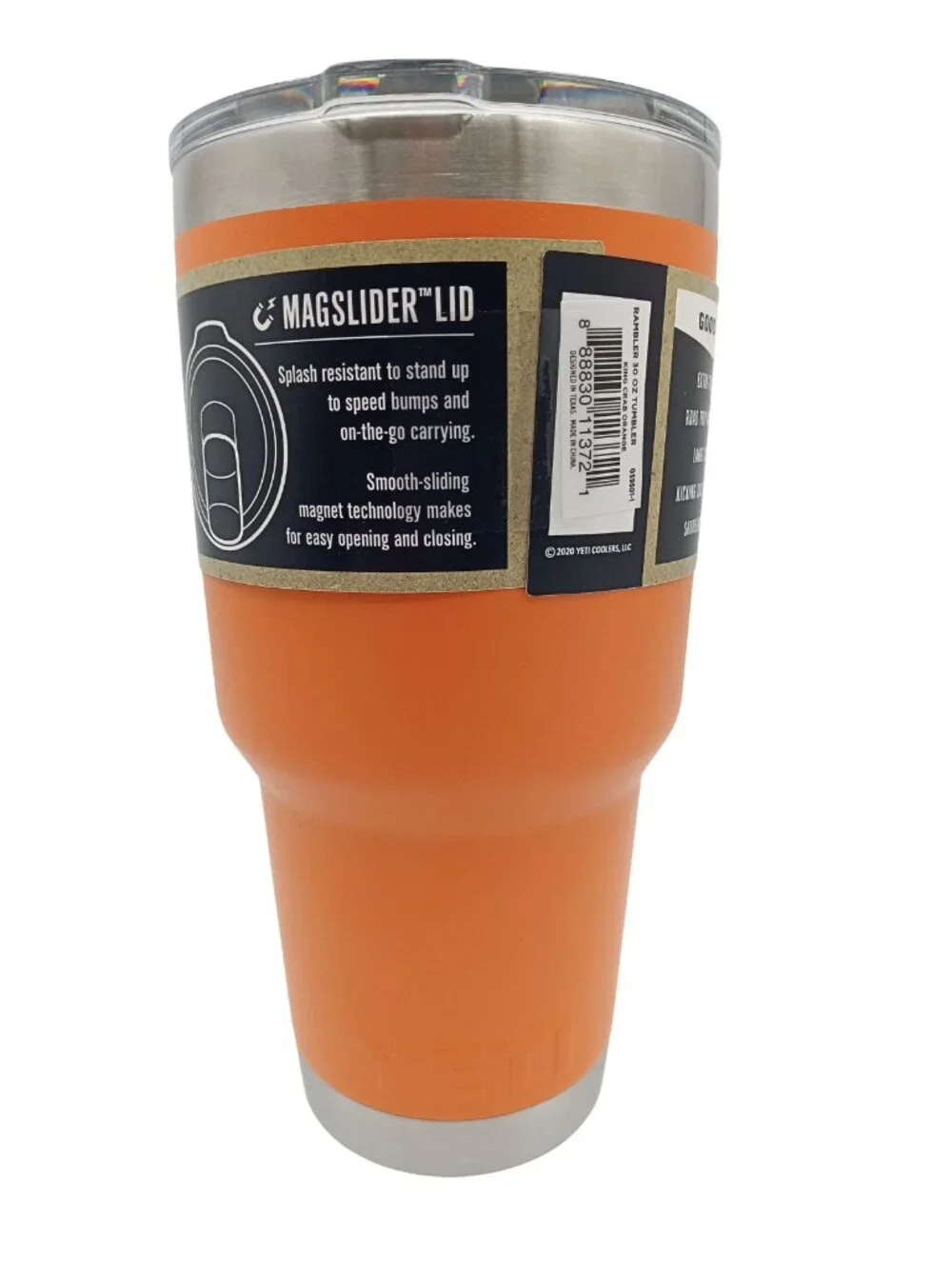 Rare & Discontinued YETI Rambler 30 oz King Crab Orange Tumbler w/MagSlider Lid